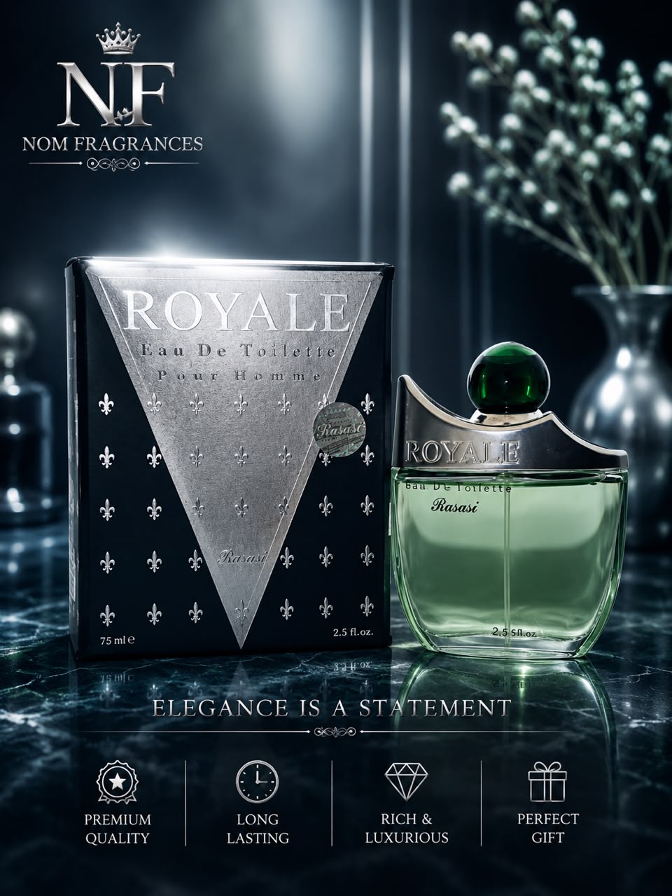 Royale Pour Homme by Rasasi — 80ml EDT