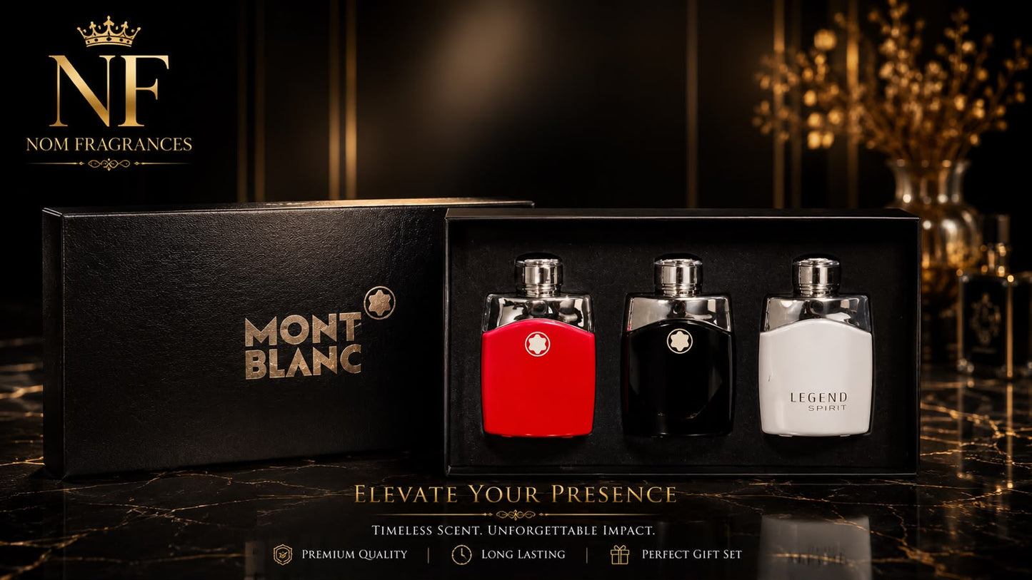 Montblanc Legend 3-in-1 Men's Miniature Gift Set
