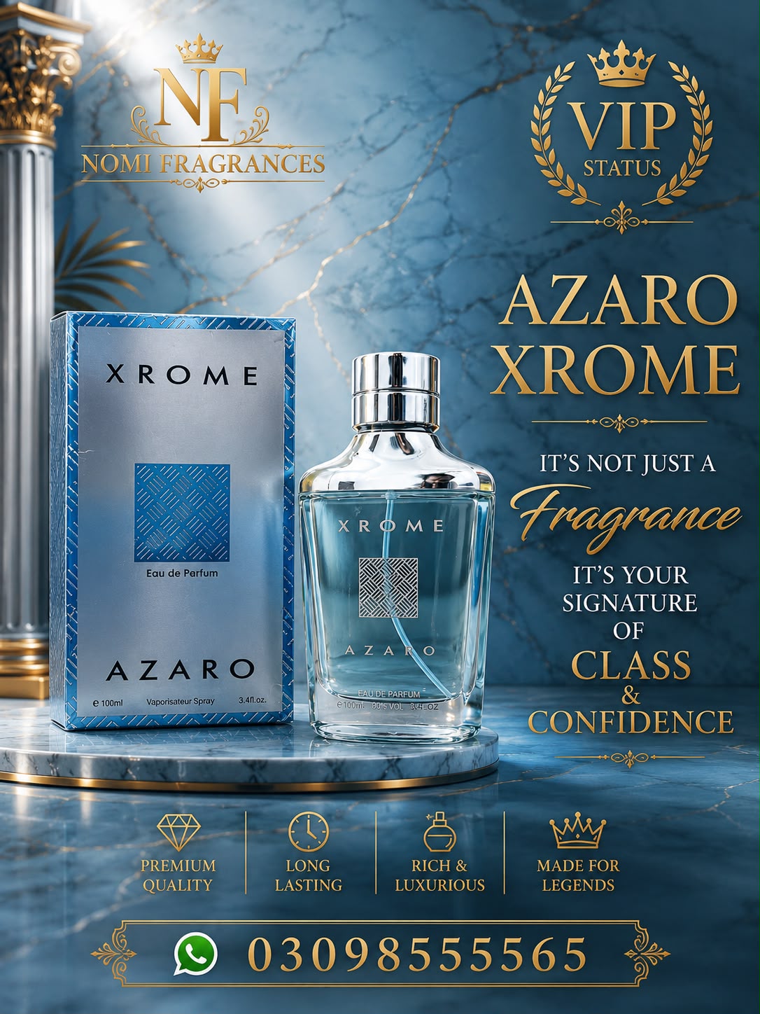 Azaro Xrome — 100ml EDP