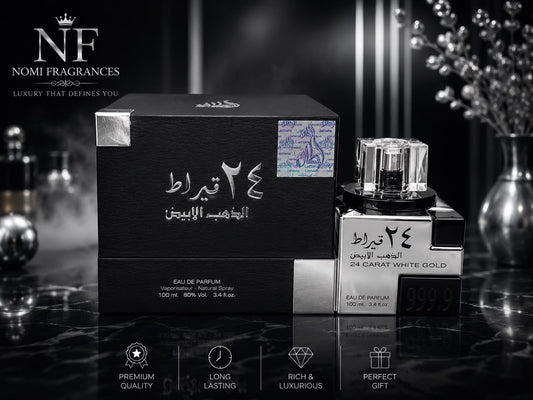 Lattafa 24 Carat White Gold — 100ml EDP
