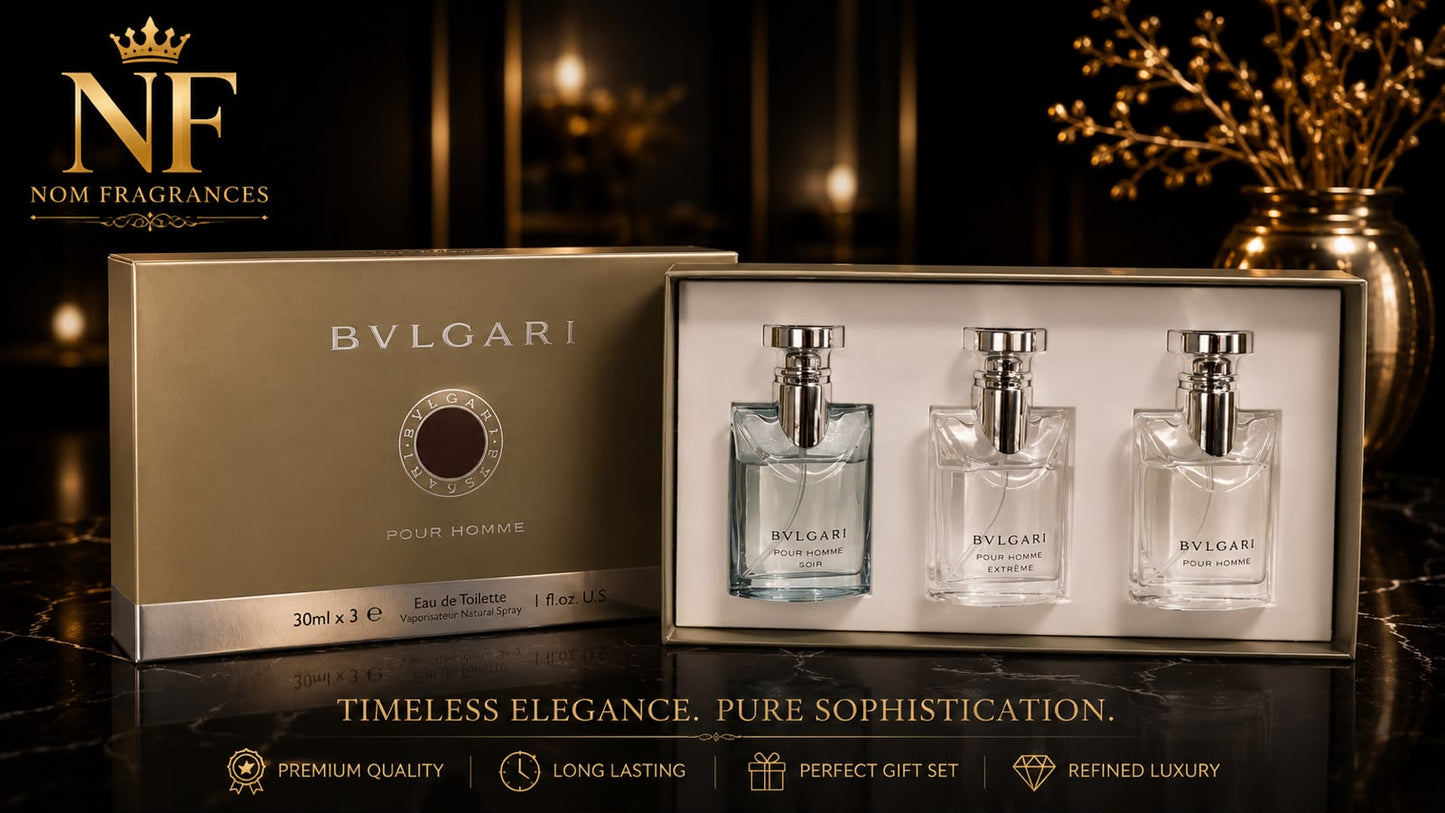 BVLGARI Pour Homme 3-in-1 Mini Gift Set